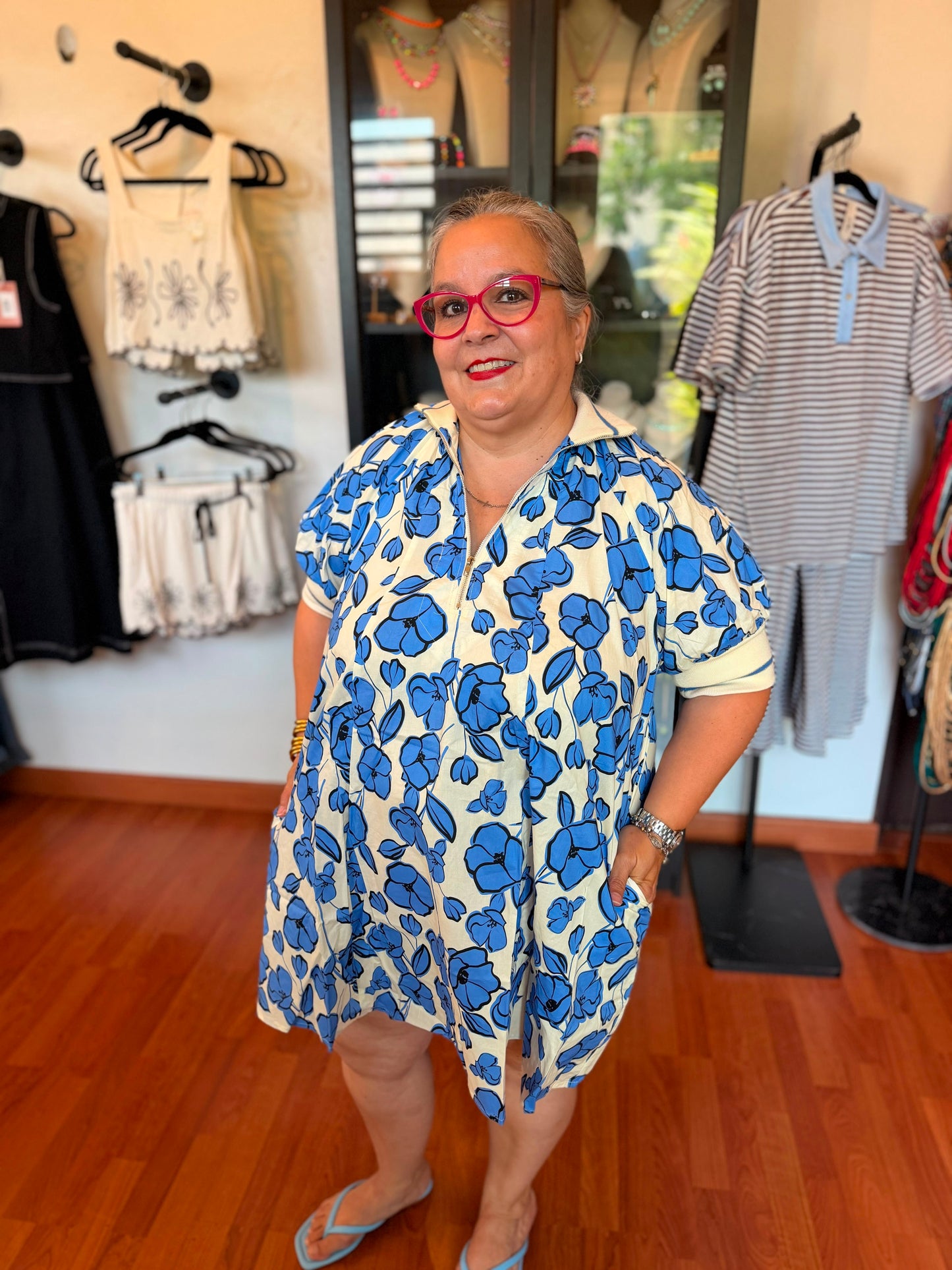 Blue Petal Dress