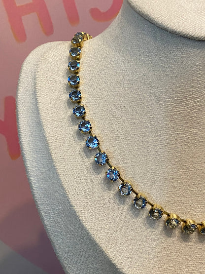 TOVA Sarina Necklace in Sapphire