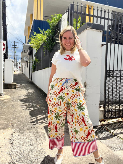 Lobster tropical pant