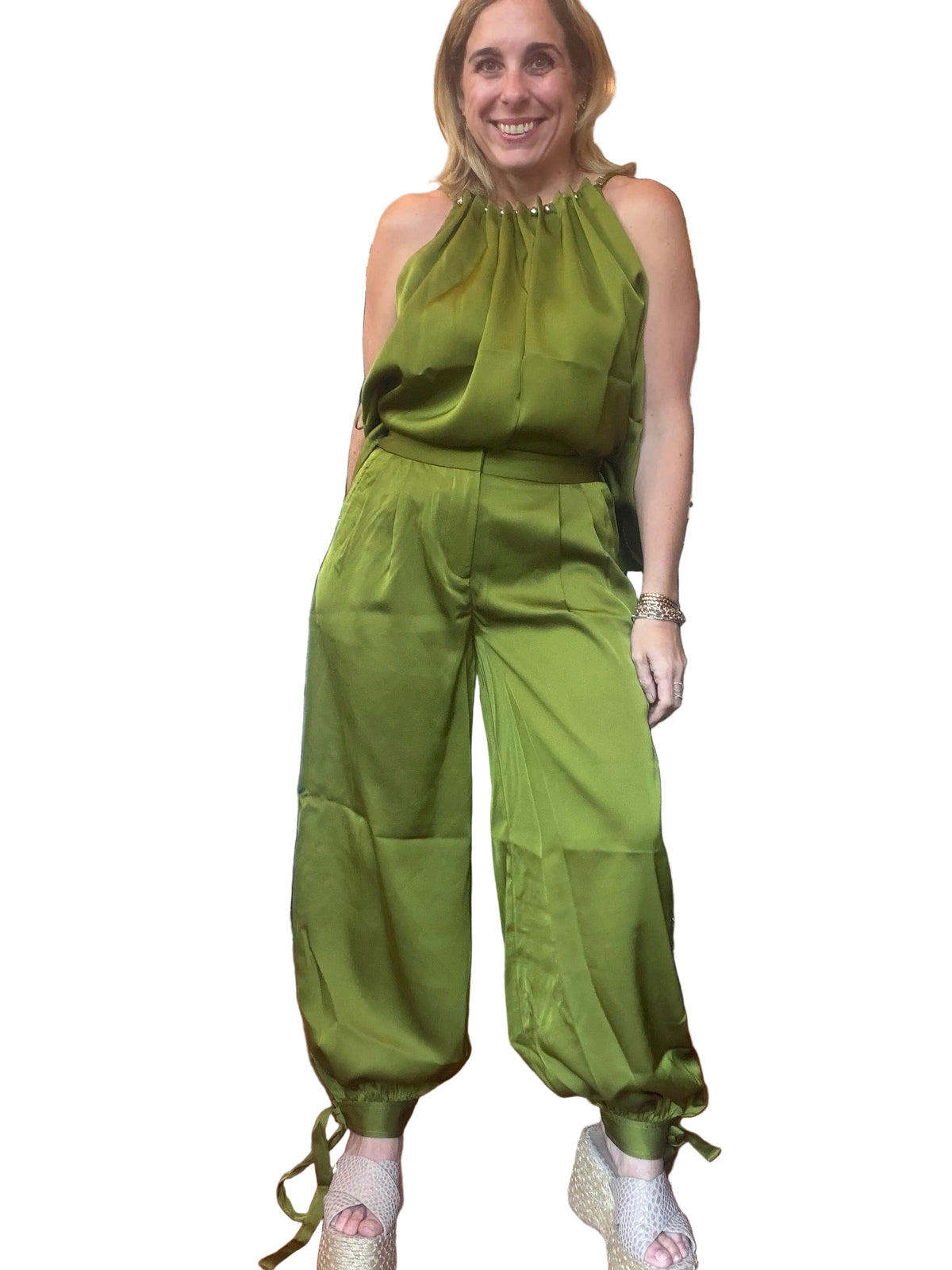Eliza Satin Pants