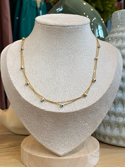 Indigo- Ojitos Necklace