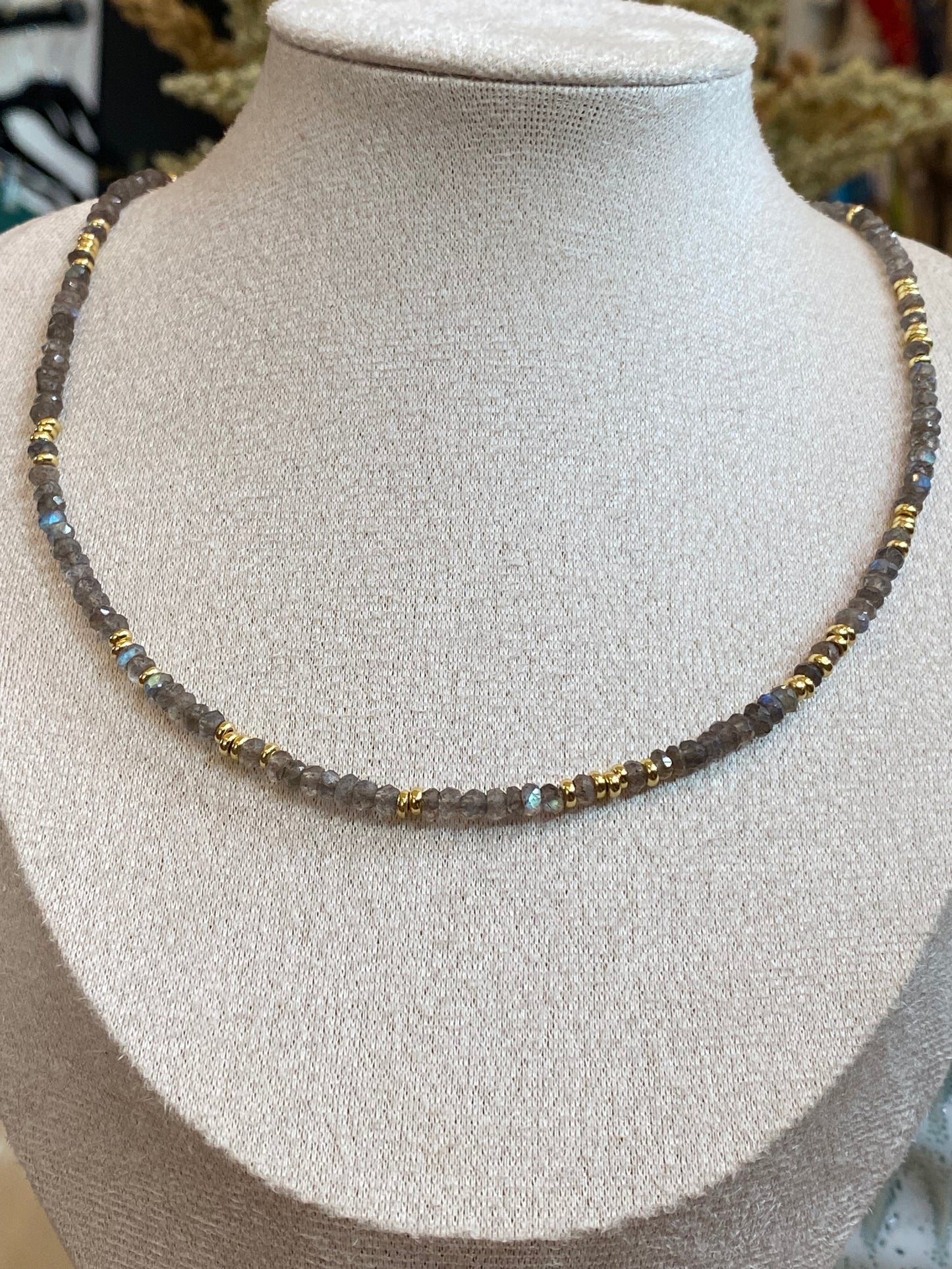 Indigo- Ines Labradorite Necklace