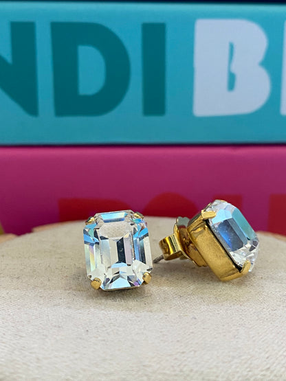 TOVA Corwin Studs in Clear