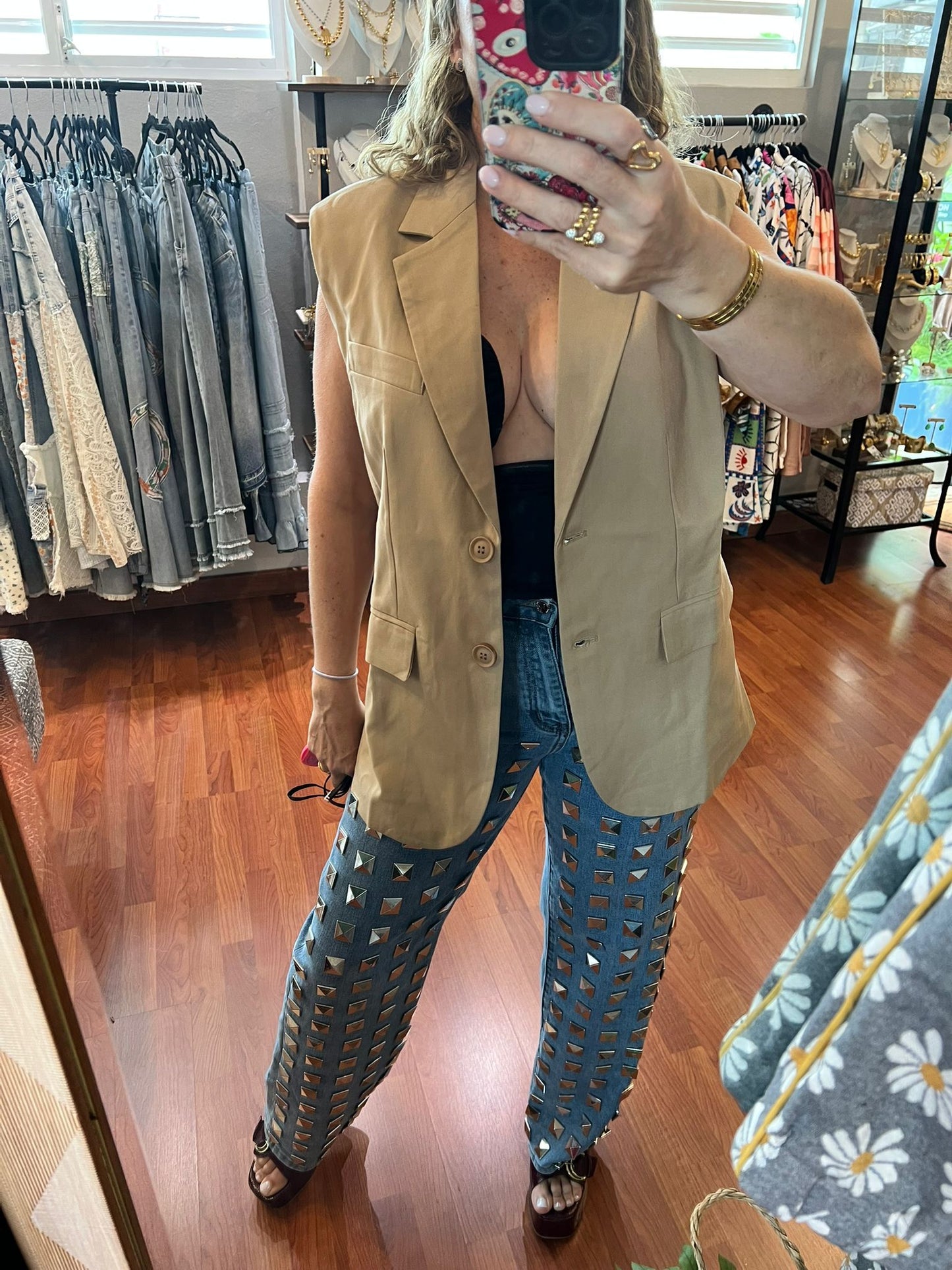 Beige Vest