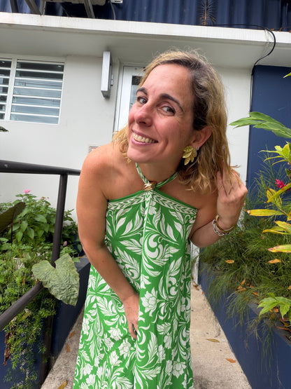 Resort Green Dress