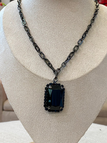 TOVA Black Sky Mini Soleil Necklace