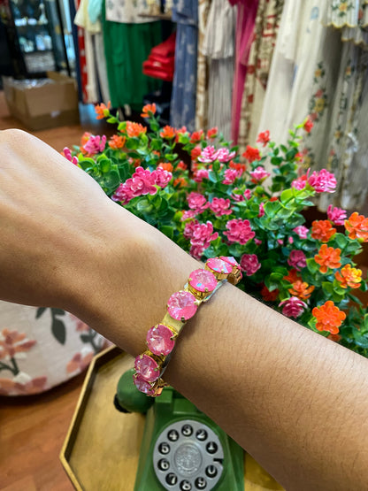 TOVA Nyon Bracelet Crystal Pink