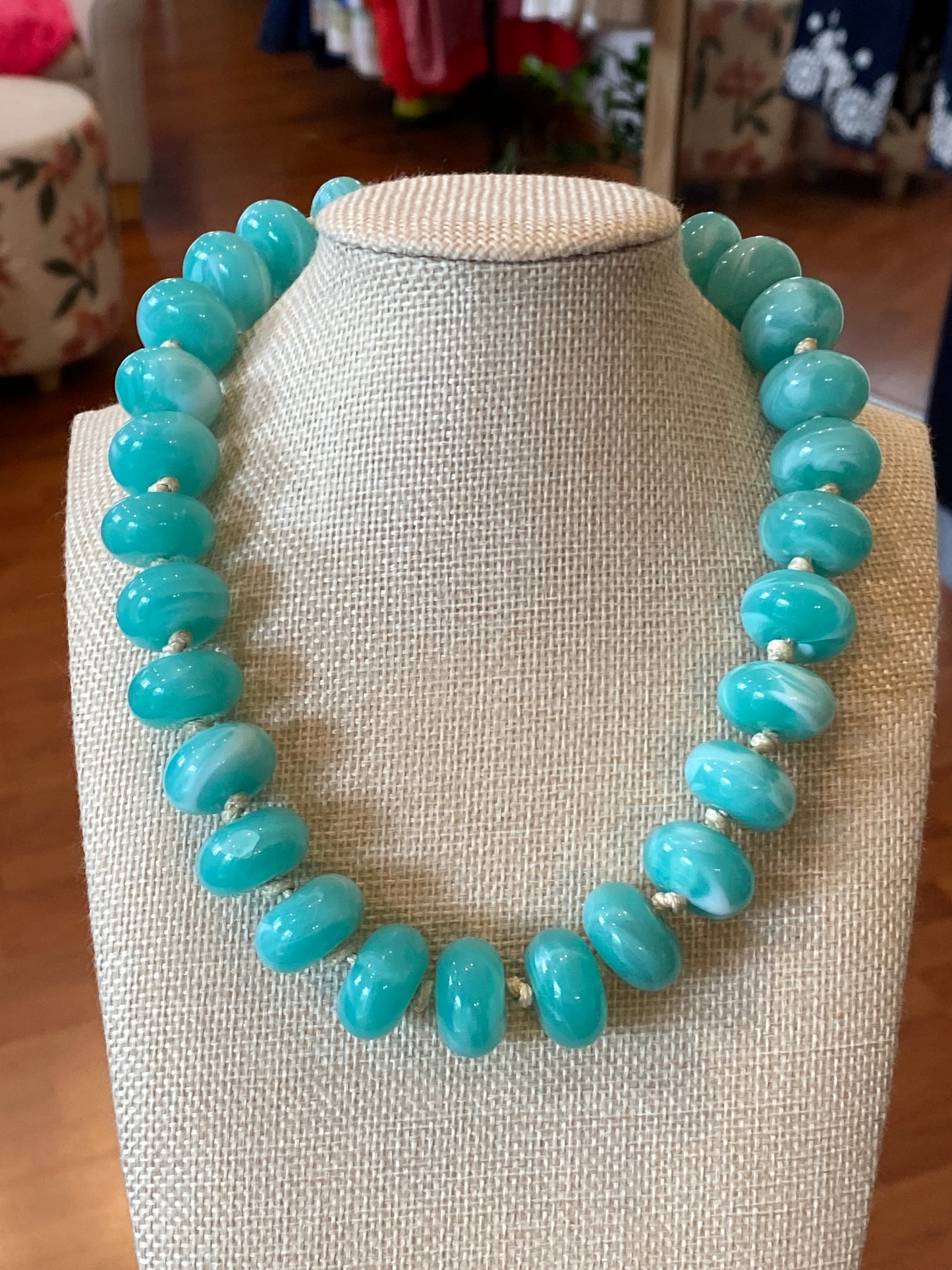 Colorful Knots Beads Necklace
