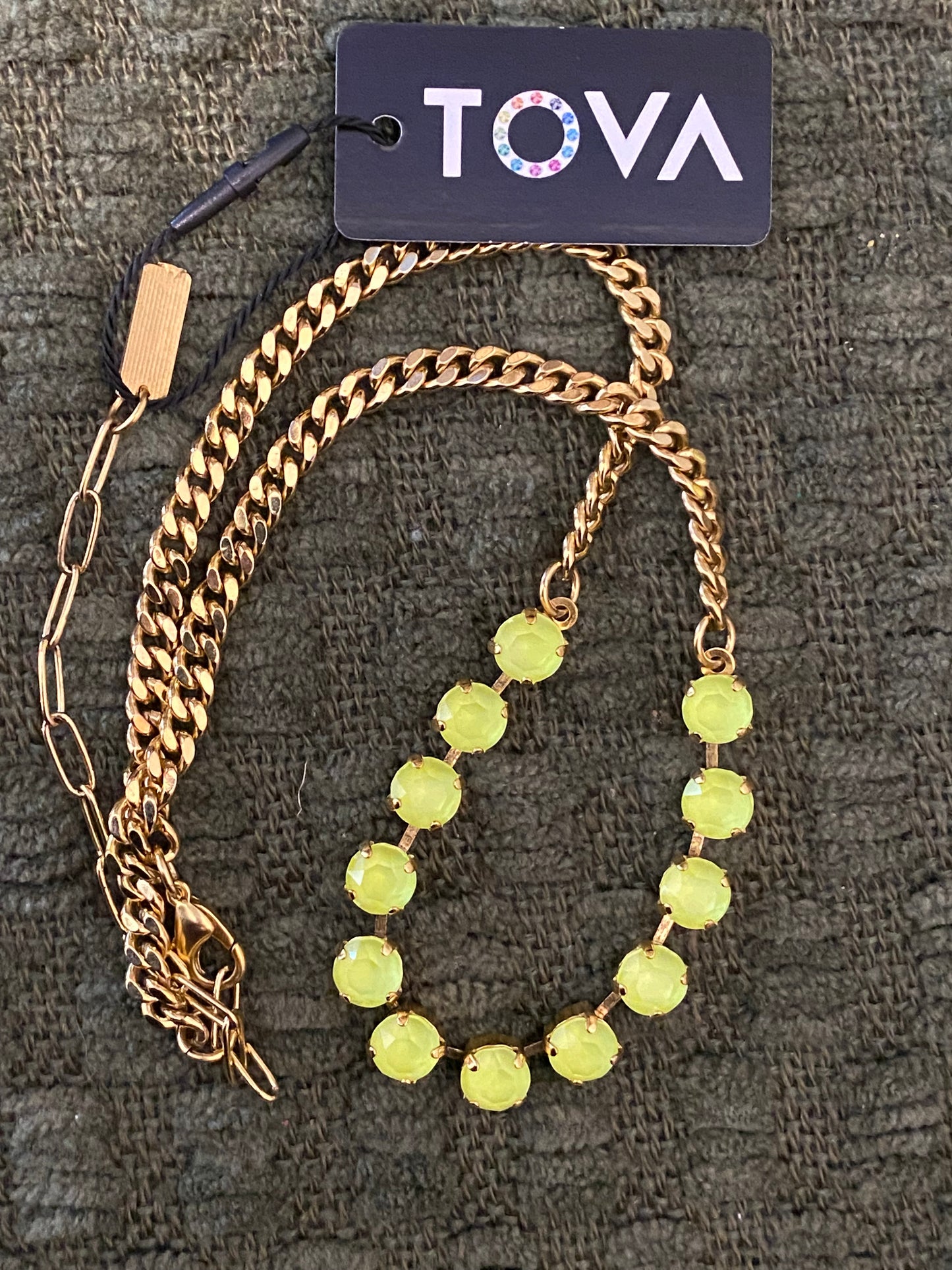 TOVA Mini Oakland Necklace Lemon