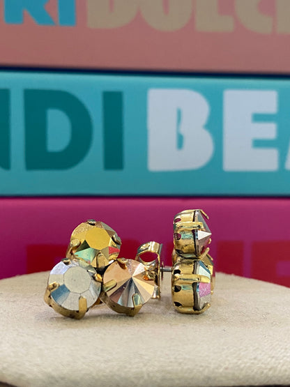 TOVA Ines Earrings in Mixed Metal