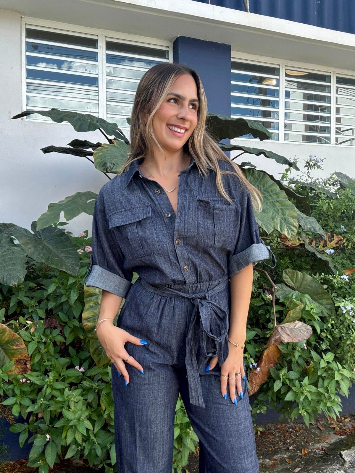 Button-down Jumpsuit