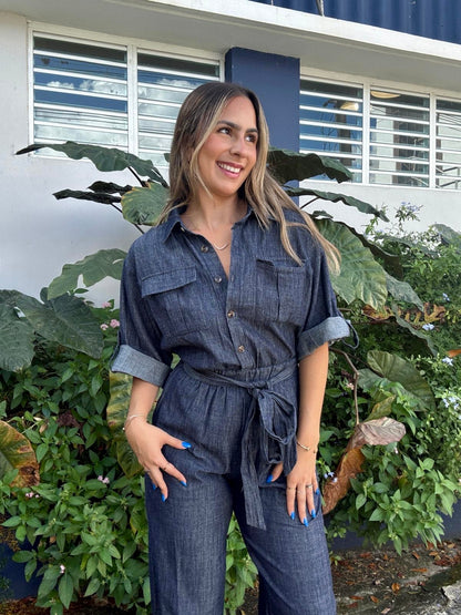 Button-down Jumpsuit