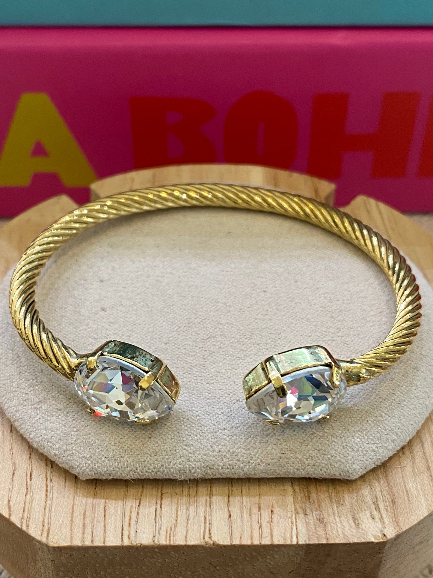 TOVA Charlotte Cuff in Pear Clear