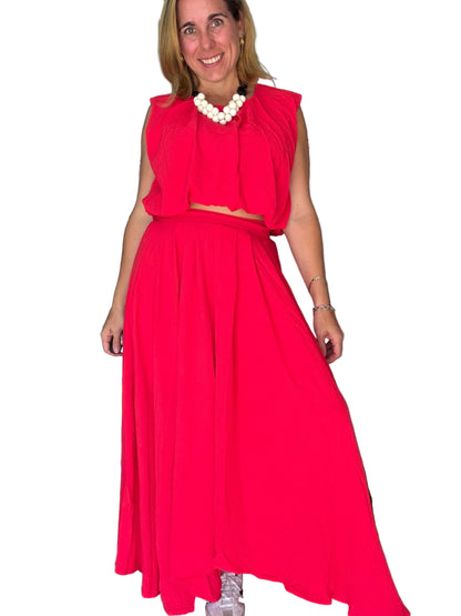 Merlot Skirt Set
