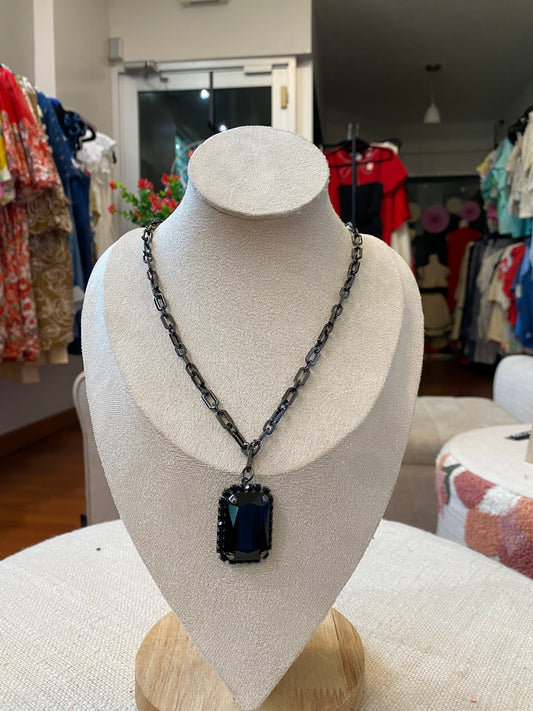 TOVA Black Sky Mini Soleil Necklace