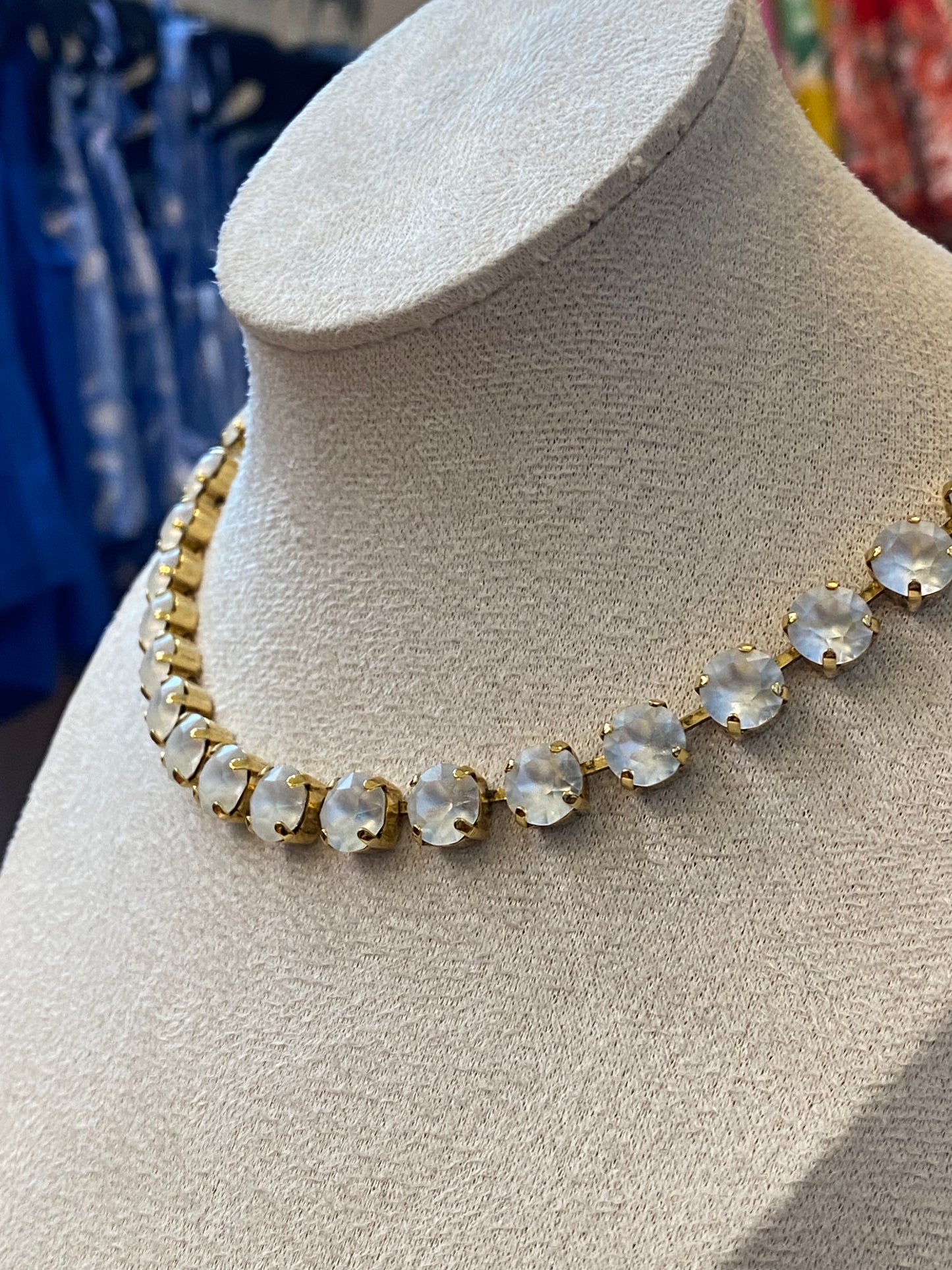 TOVA Oakland Necklace White Gold