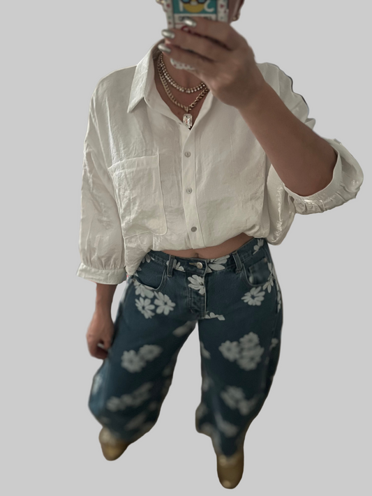 Flower denim