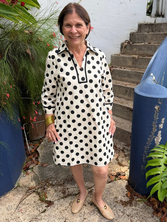 Celine Polka Dot Dress
