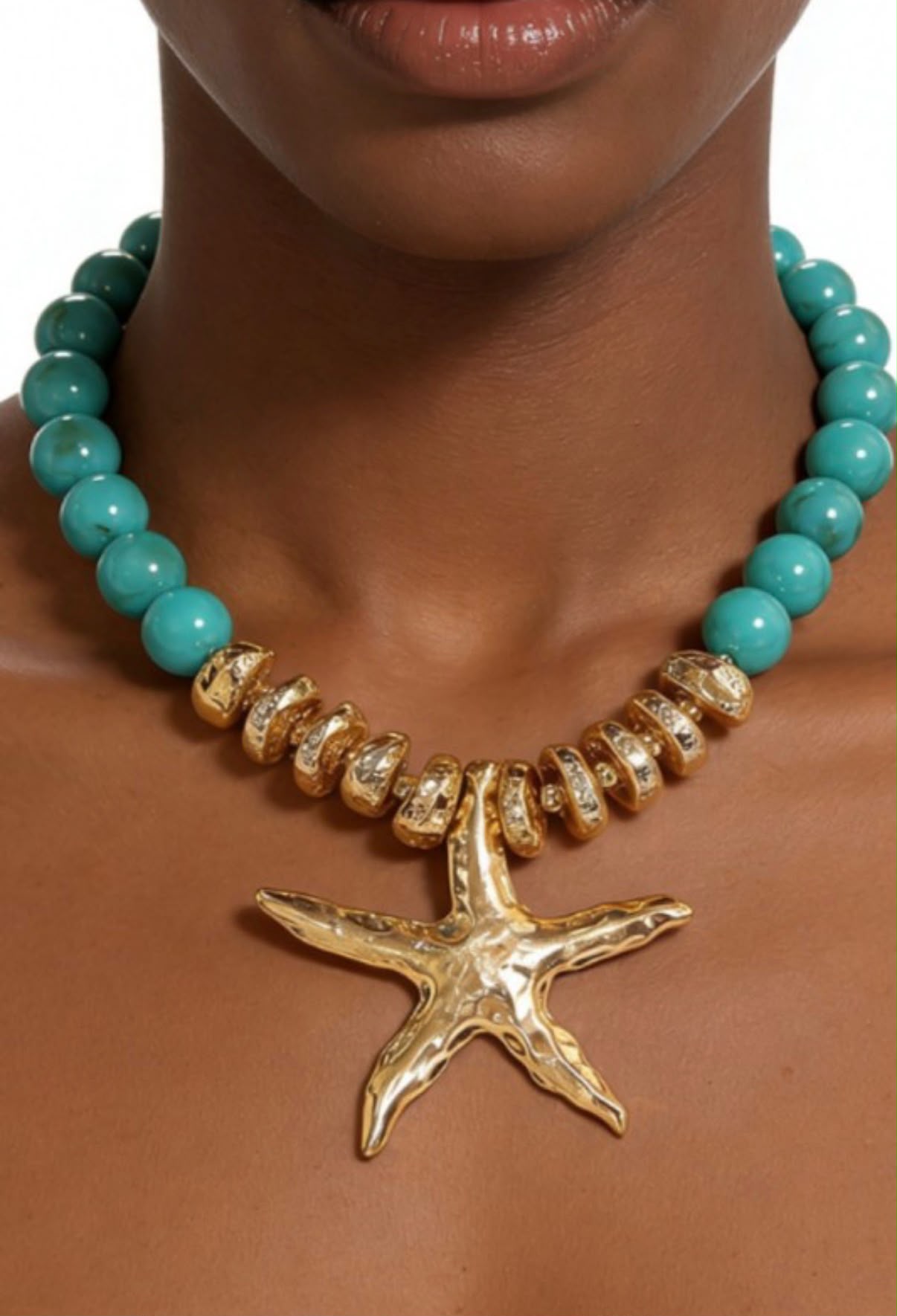 Starfish Turquoise Necklace
