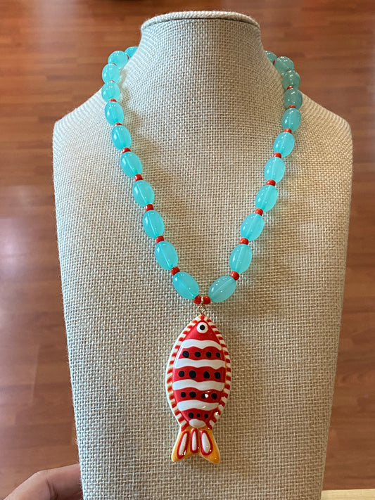 Tropical Clownfish Necklace