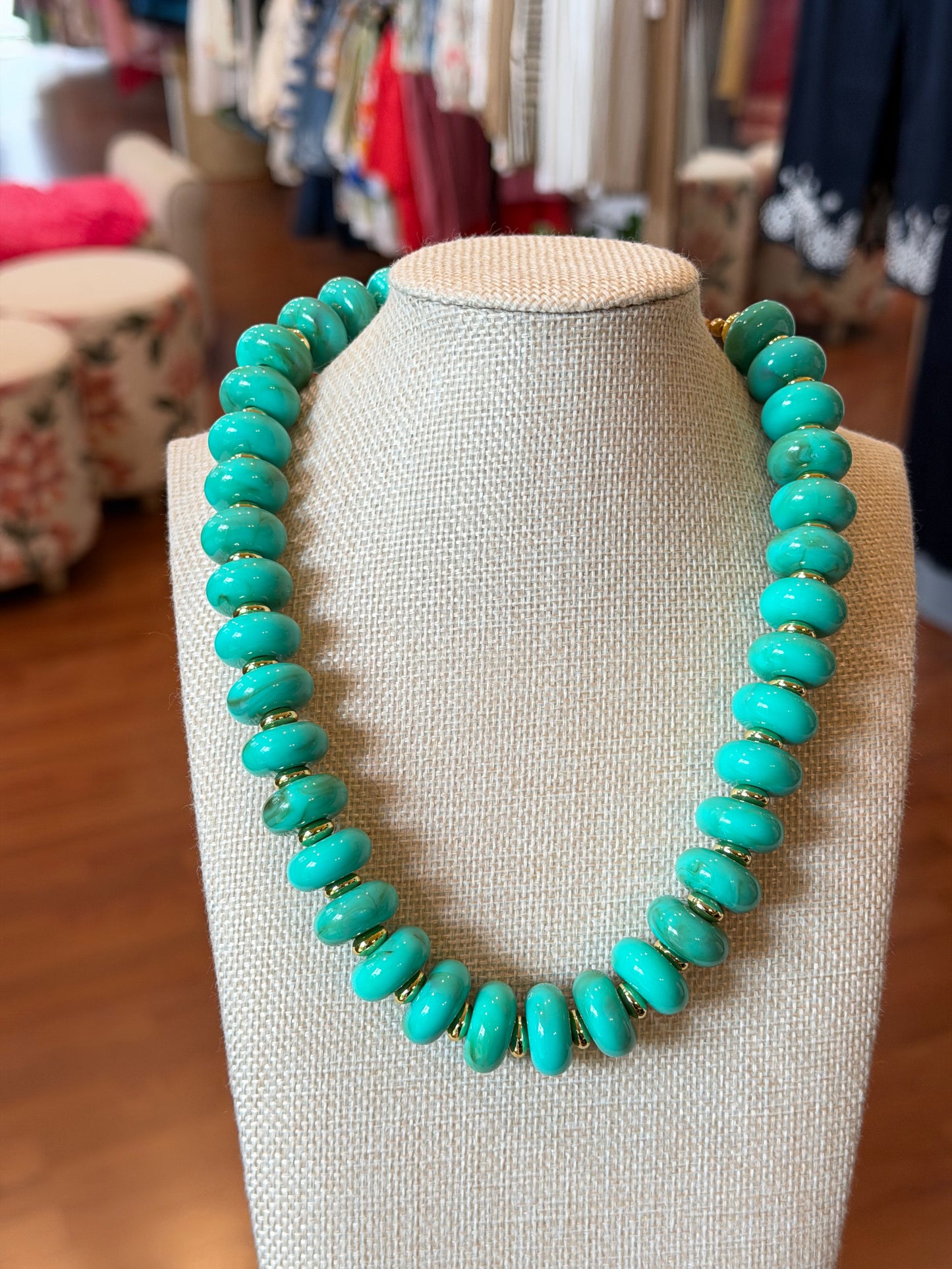 Irregular Beaded Necklace