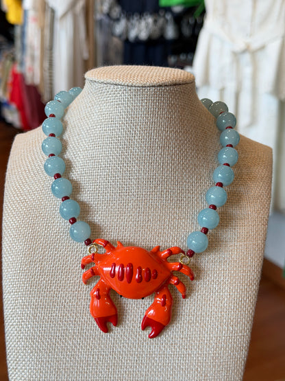 Crab Beaded Necklaces
