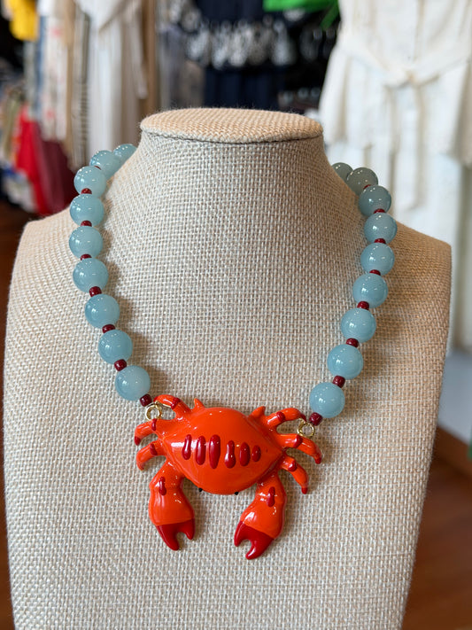 Crab Beaded Necklaces