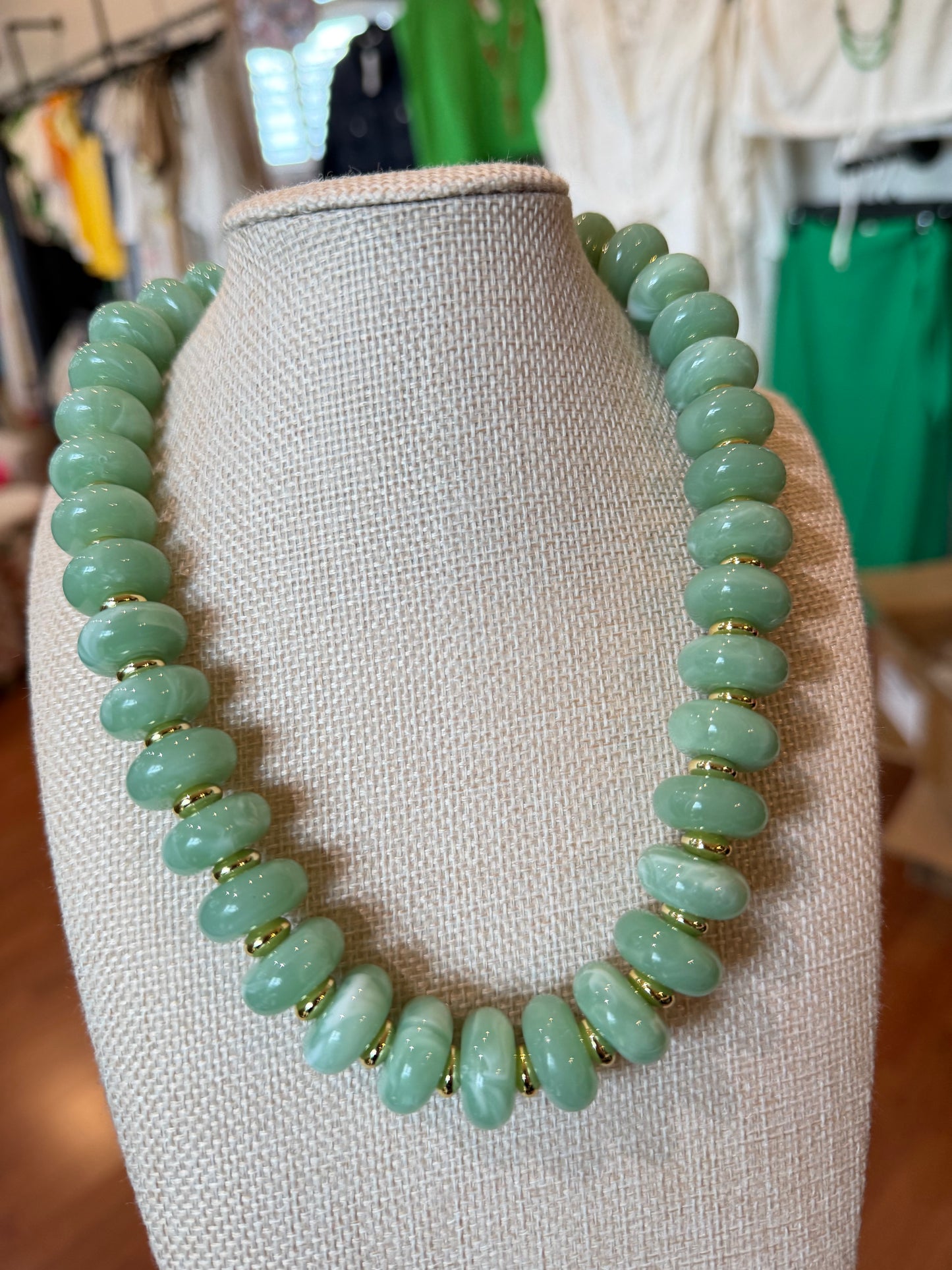 Irregular Beaded Necklace