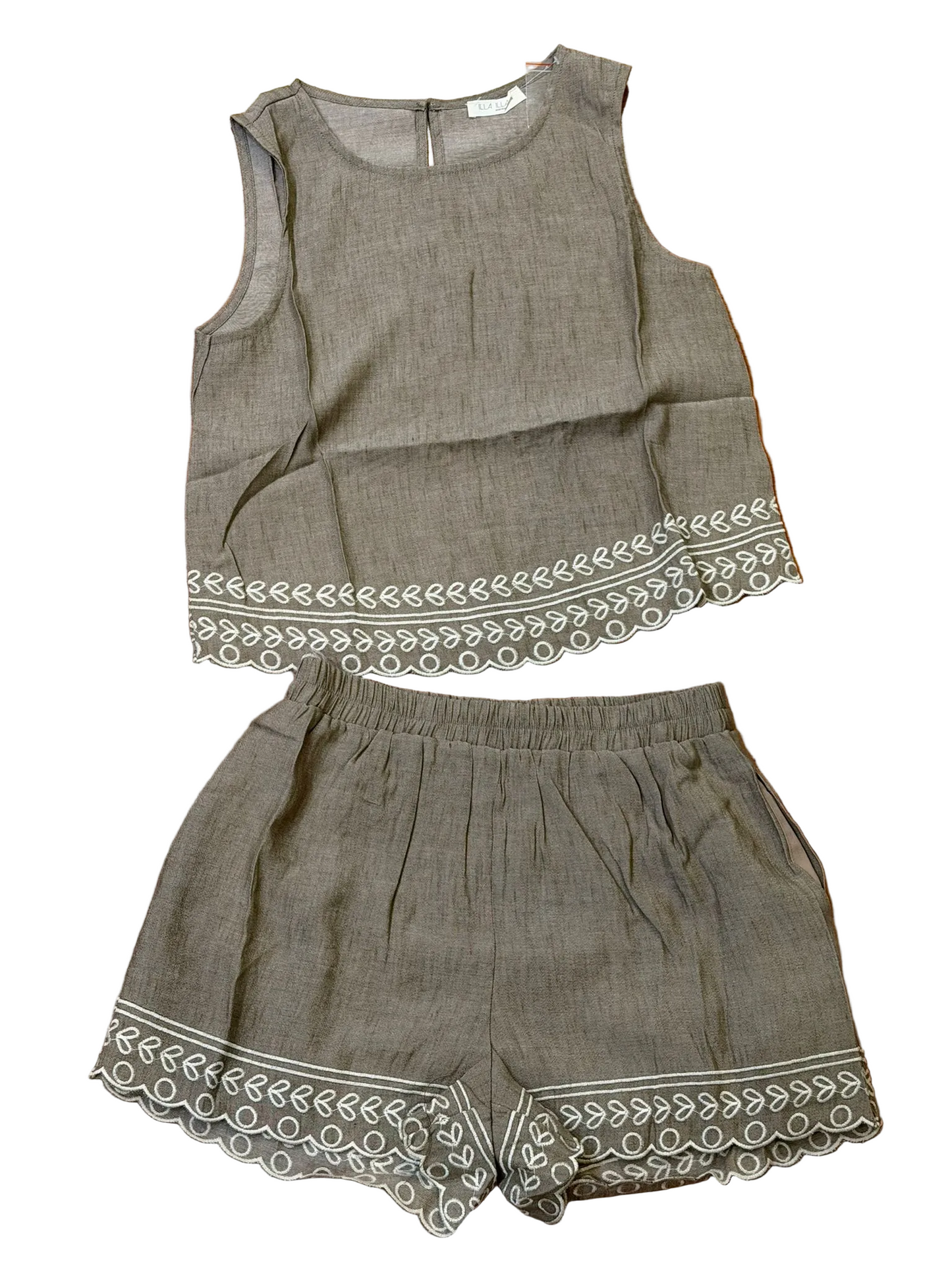 Mocha Short Set