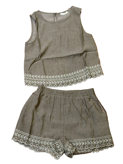 Mocha Short Set