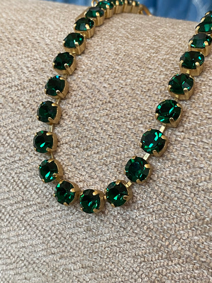 TOVA Oakland Necklace in Emerald