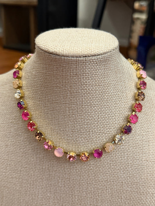 TOVA Oakland Necklace in Pink Mix