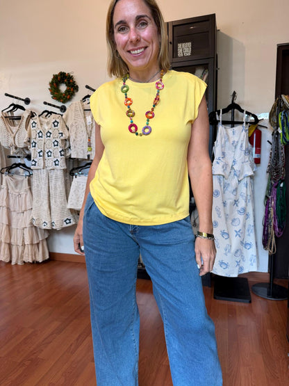 Yellow Blossom Top