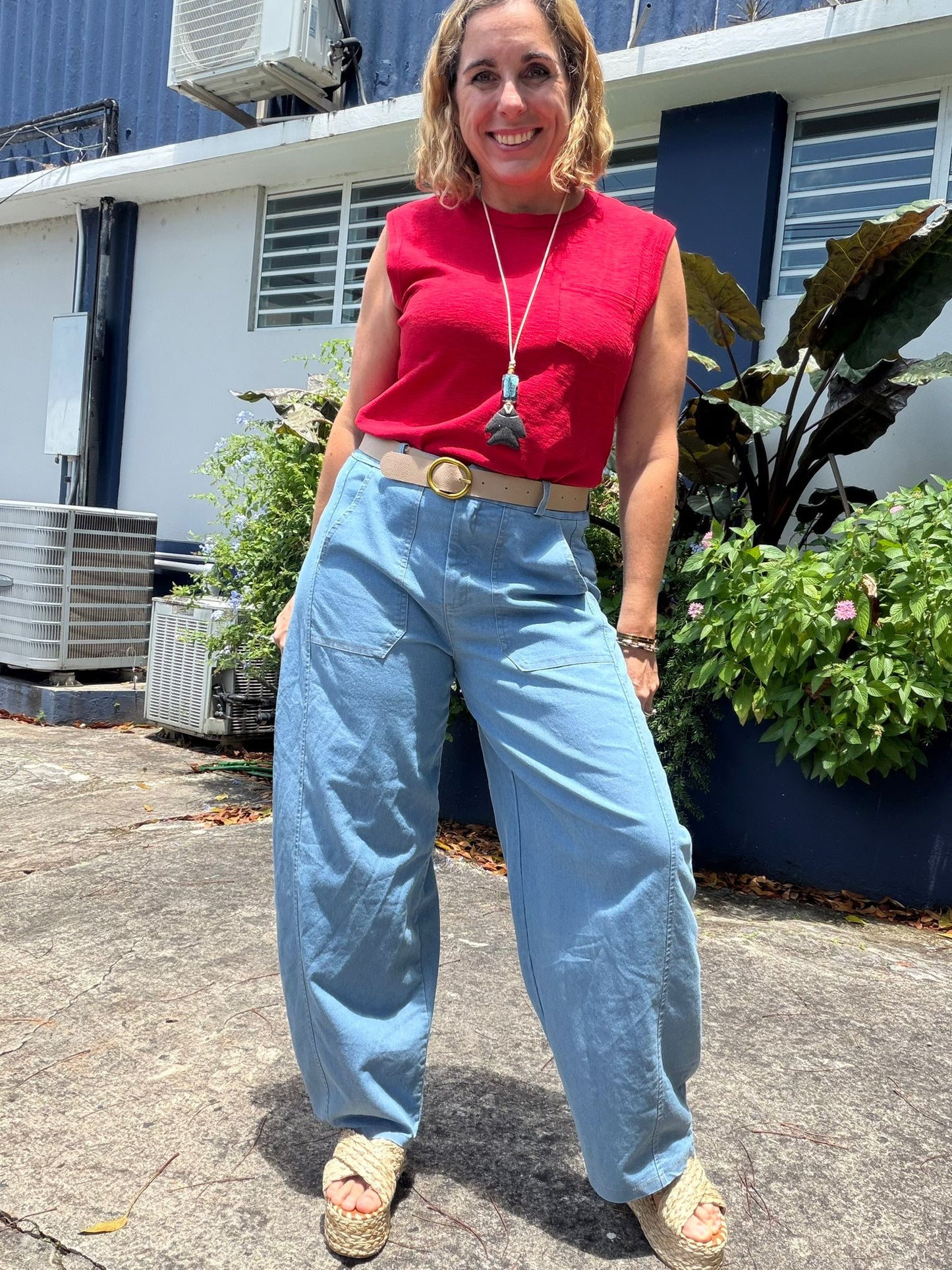 Pamela Red Top