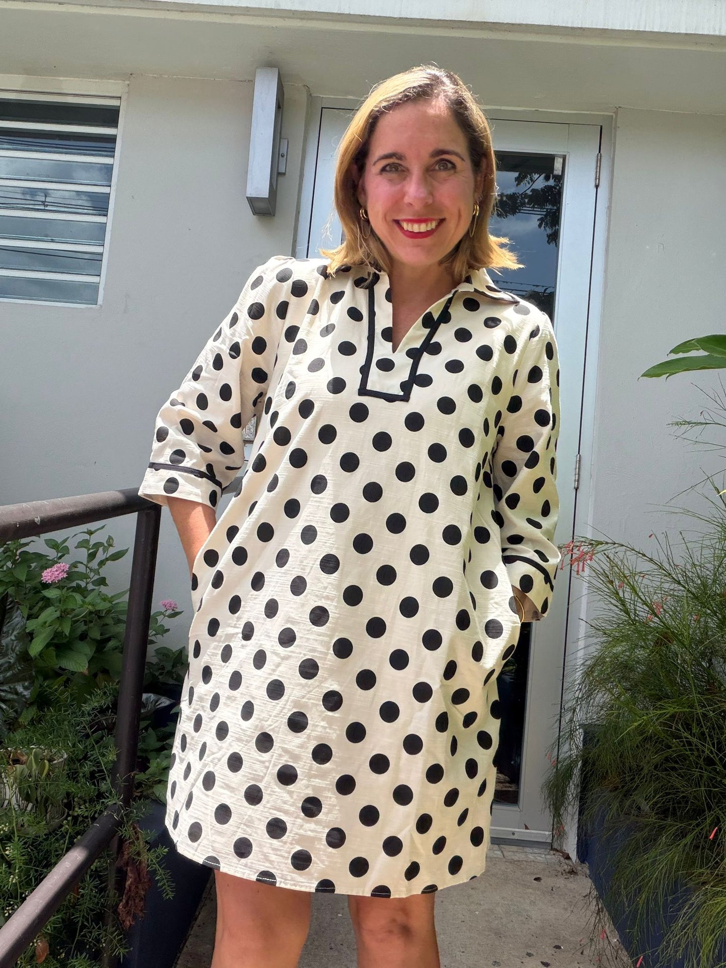 Celine Polka Dot Dress