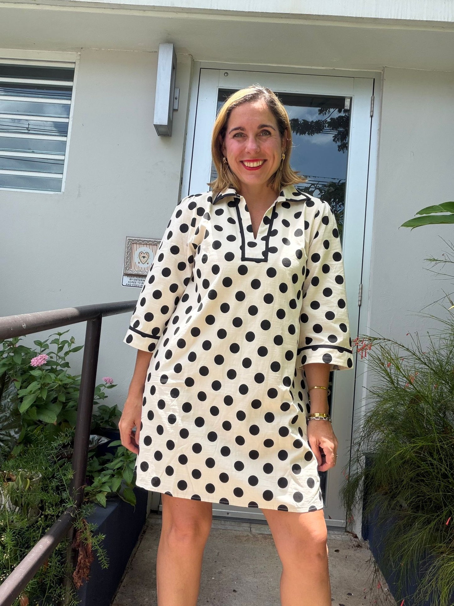 Celine Polka Dot Dress
