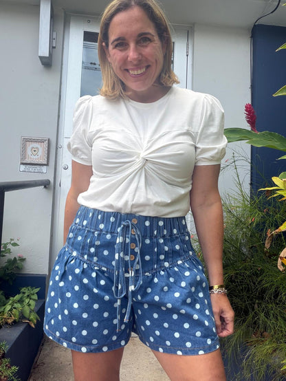 Ava White Top
