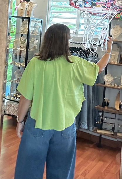 Pale Olive Top