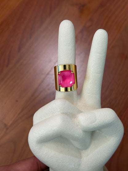 TOVA Nikki Ring in Ultra Fuchsia