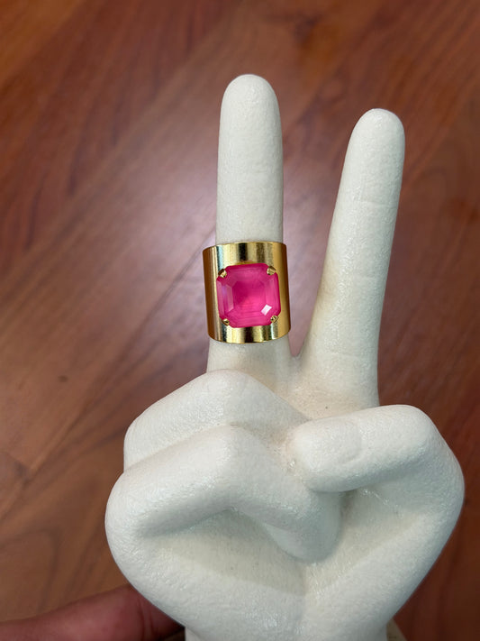 TOVA Nikki Ring in Ultra Fuchsia