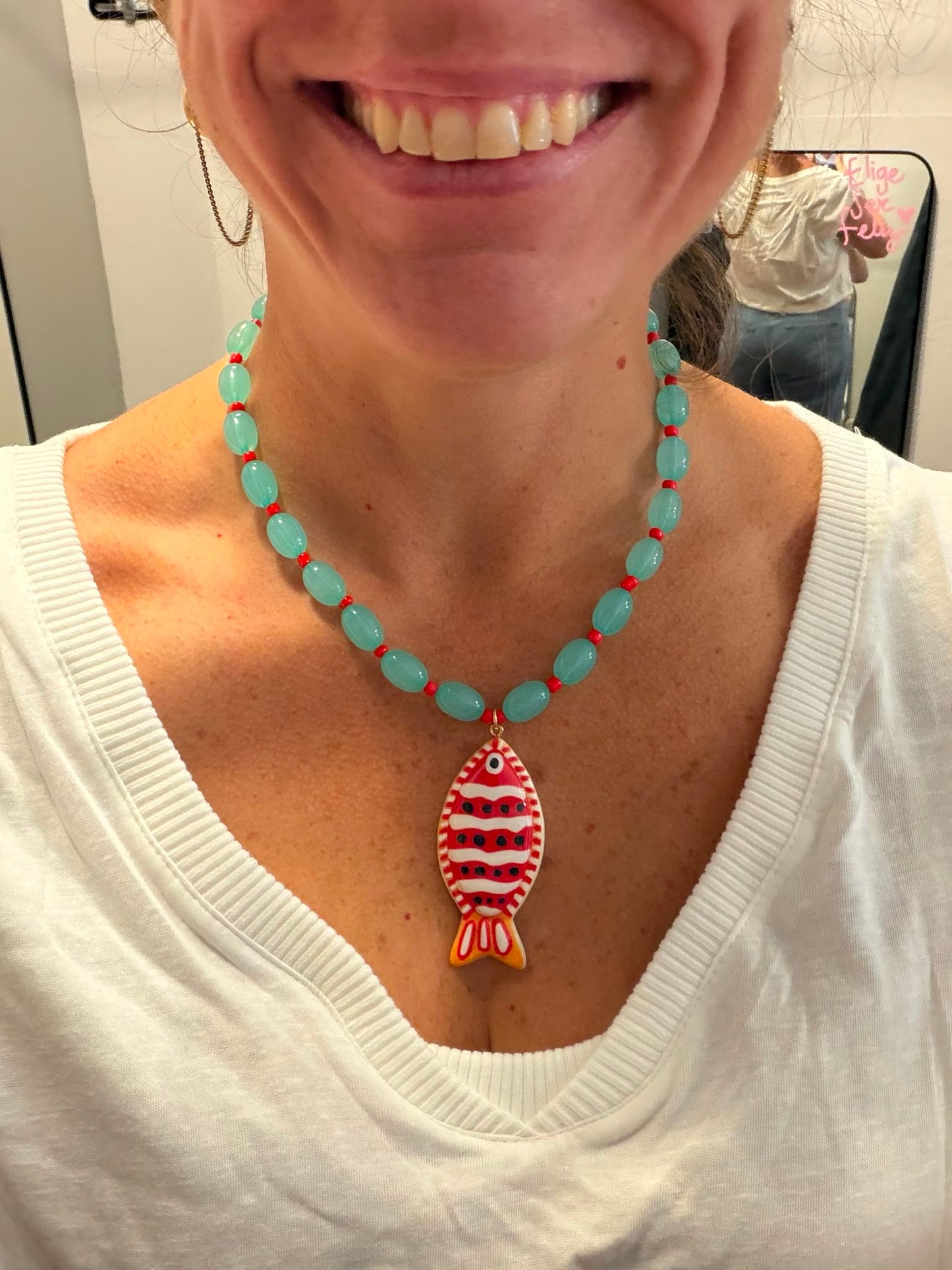 Tropical Clownfish Necklace