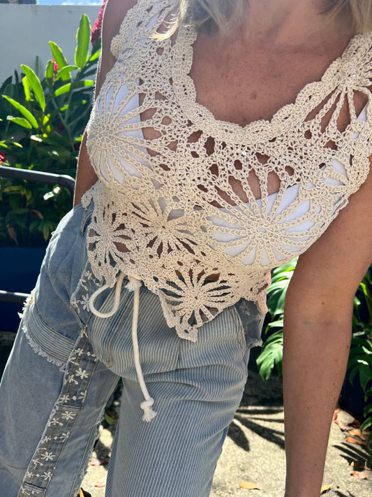 Desi Crochet Top