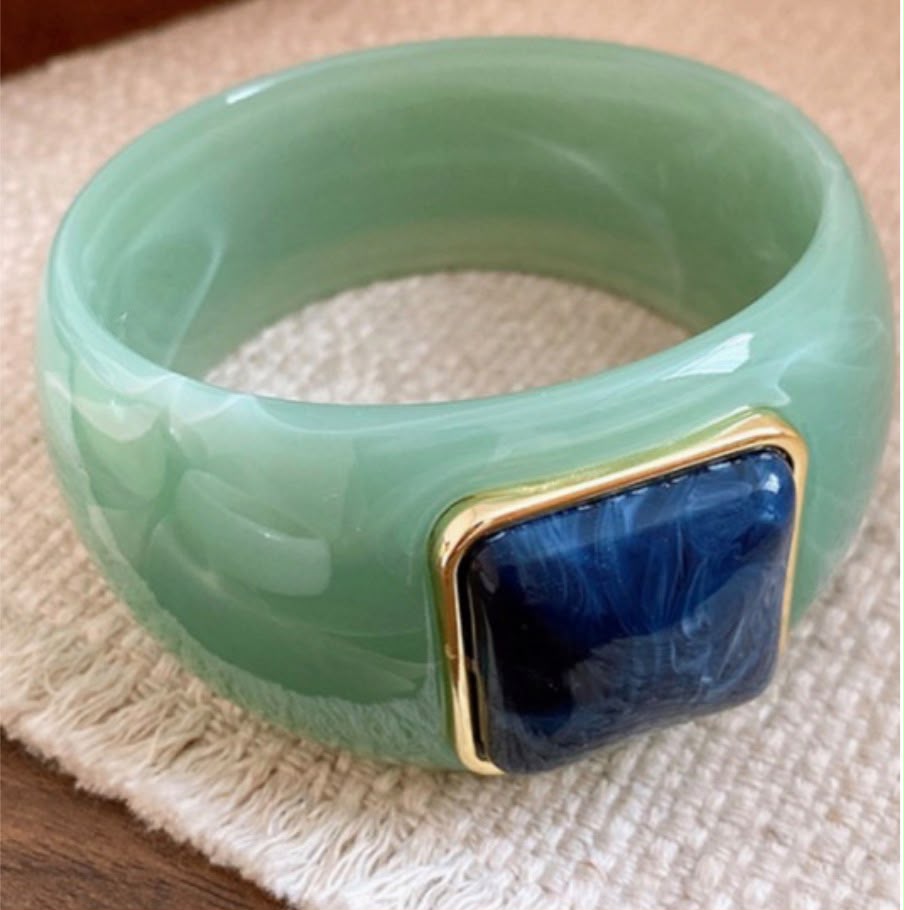 Marble Crystal Bangle