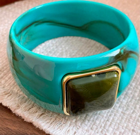 Marble Crystal Bangle
