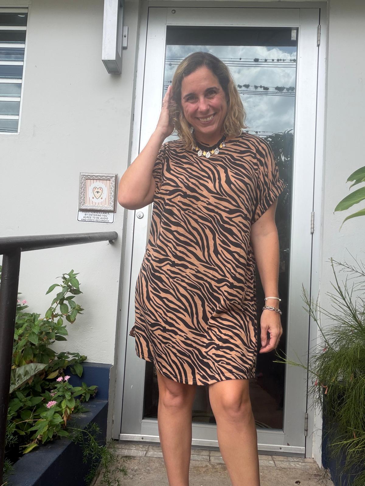 Tiger Mini Dress