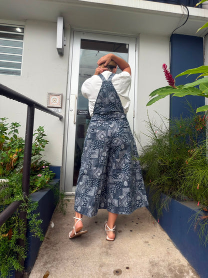 Navy Bandana Jumpsuit