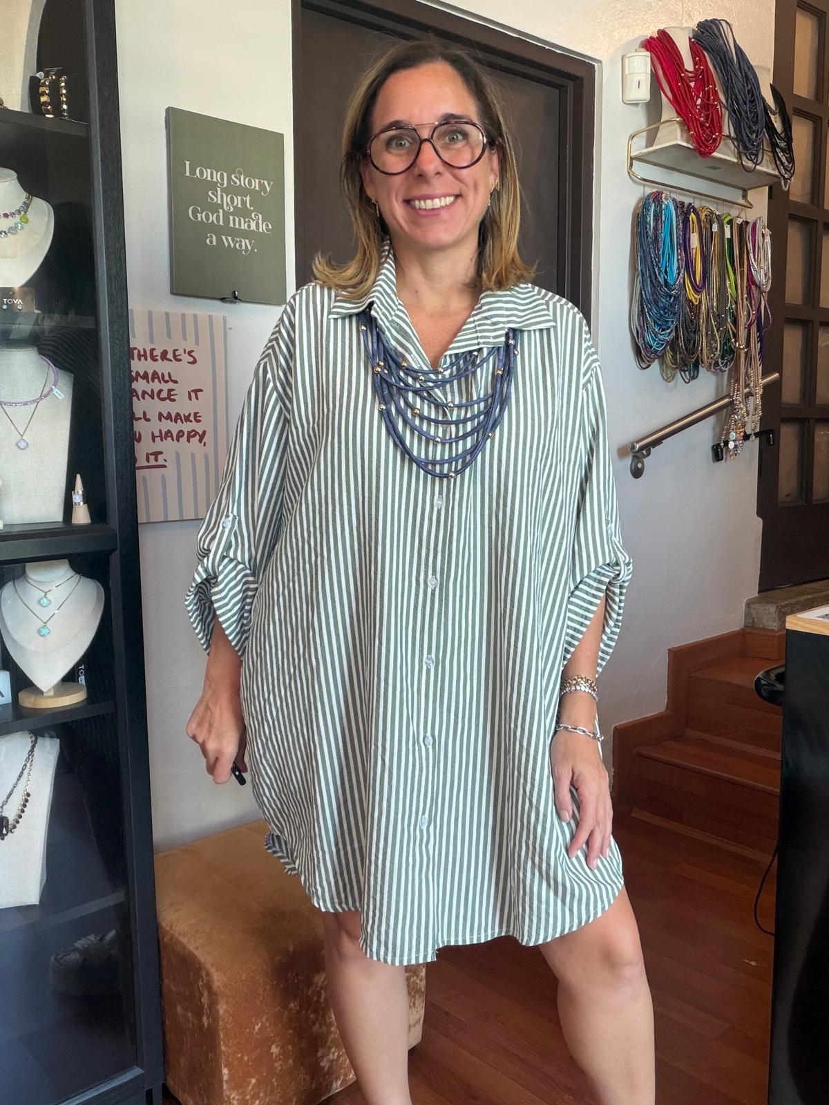 Jade Shirt Dress