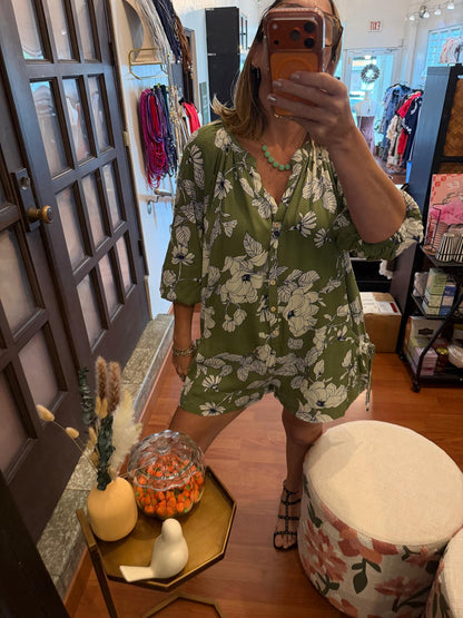 Jessy Floral Romper