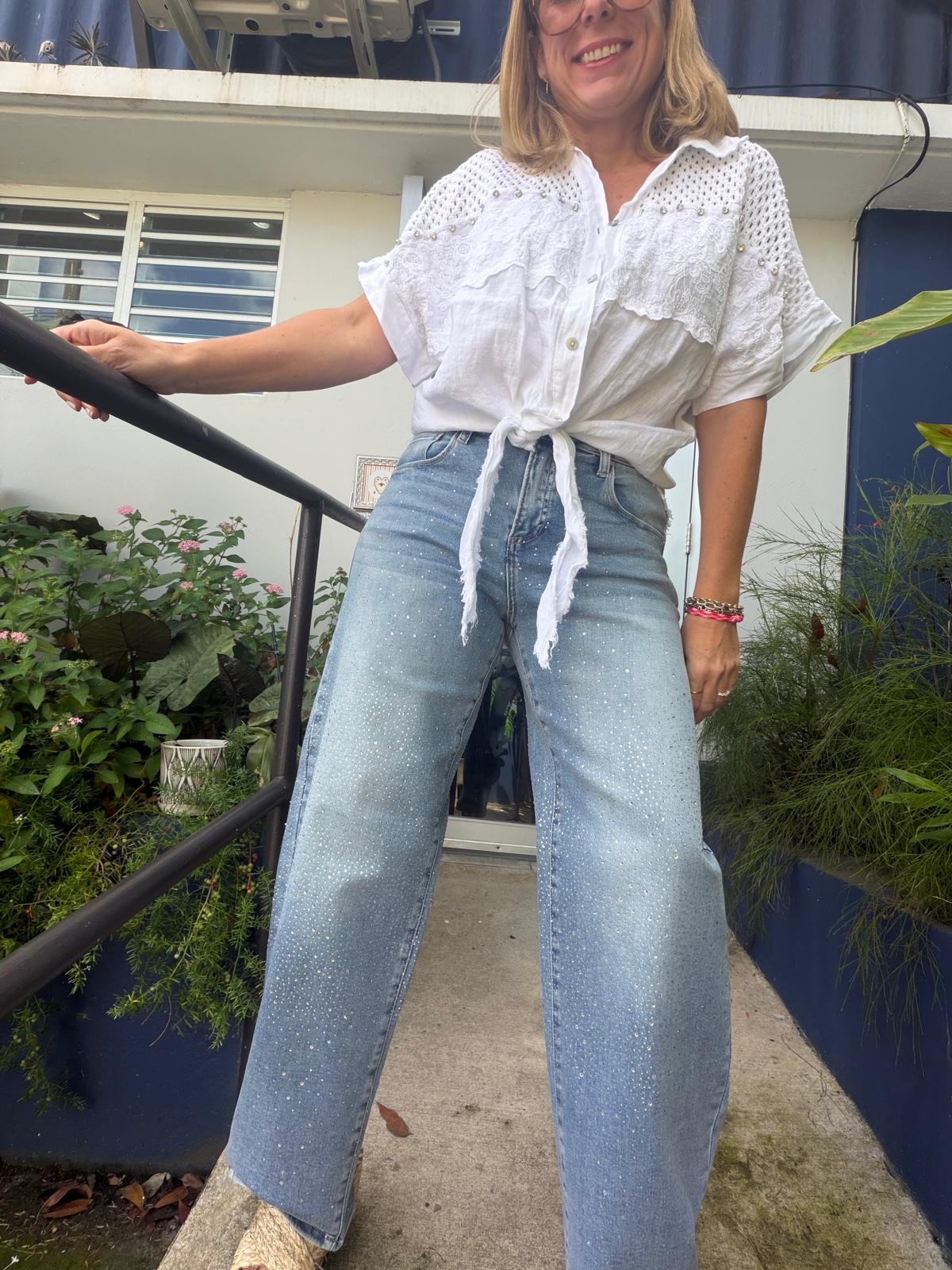 White Italy Top