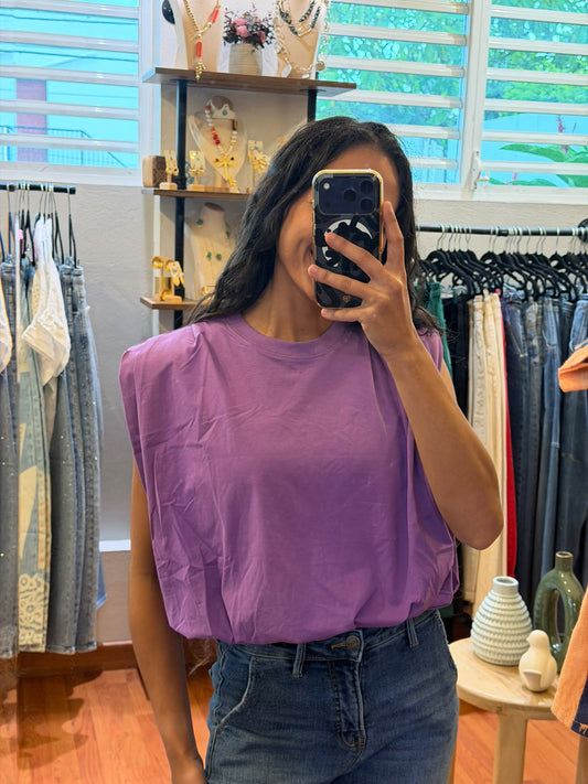 Purple Bubble Top